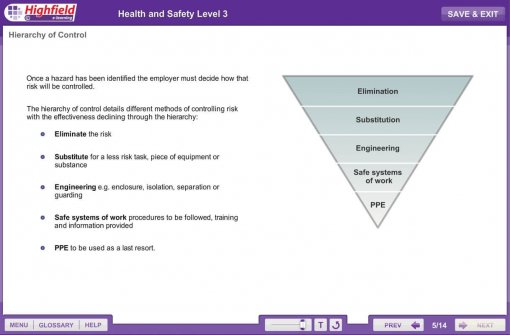 Health and Safety Level 3